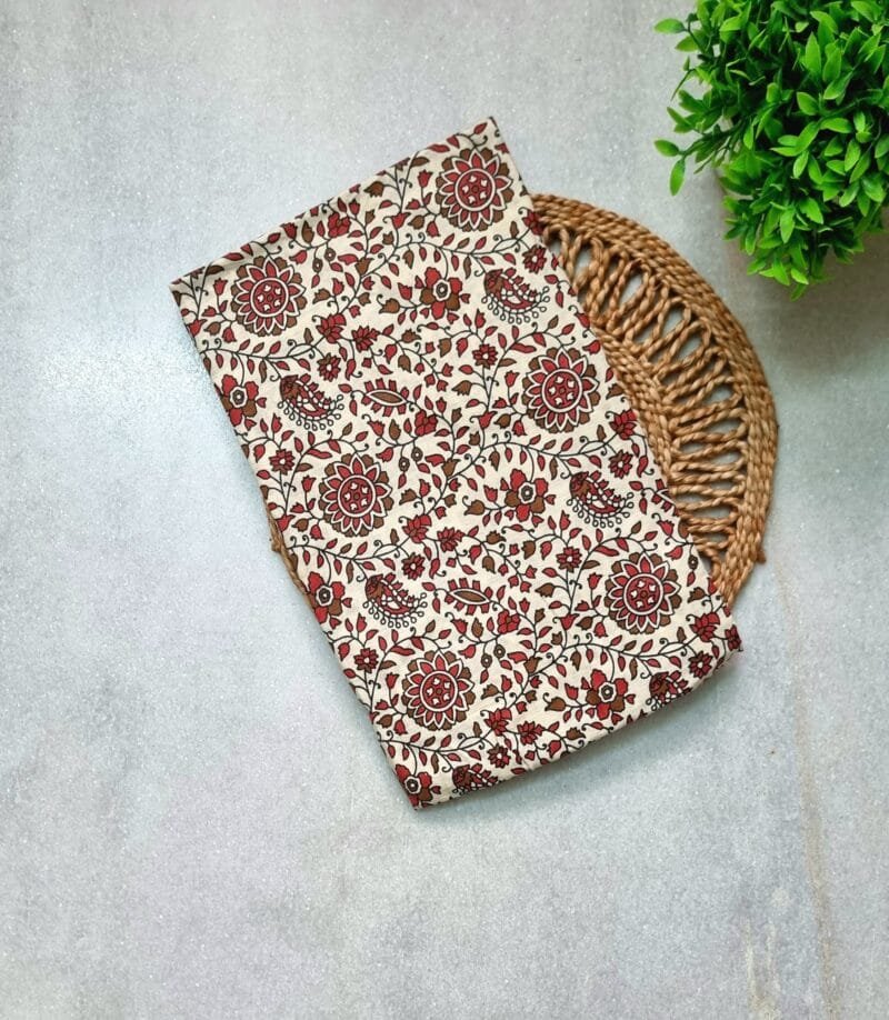 Kalamkari Printed Cotton Short Nighty