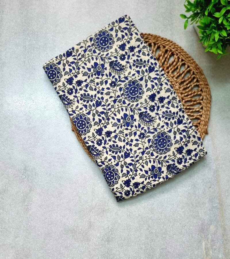 Kalamkari Printed Cotton Short Nighty