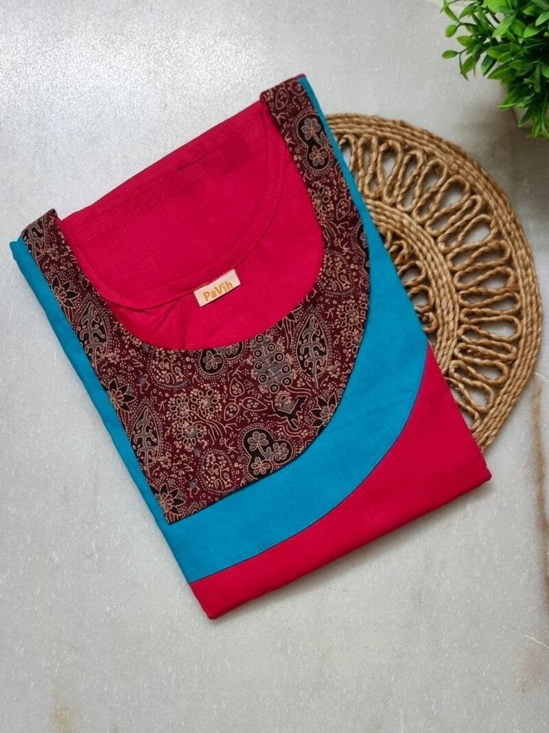 Rani & Blue A-Line Pure Cotton Designer Nighty