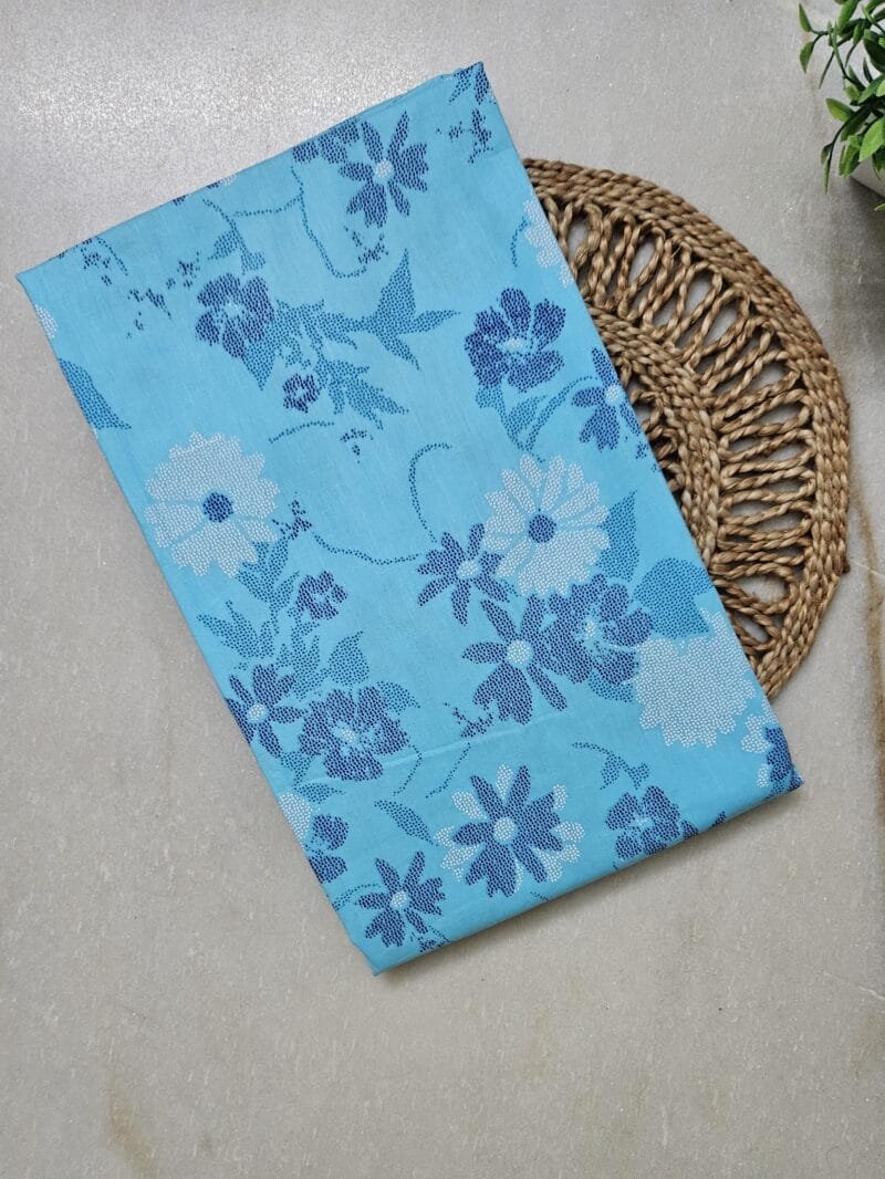 pavih blue Round Neck Printed golgola Nighty