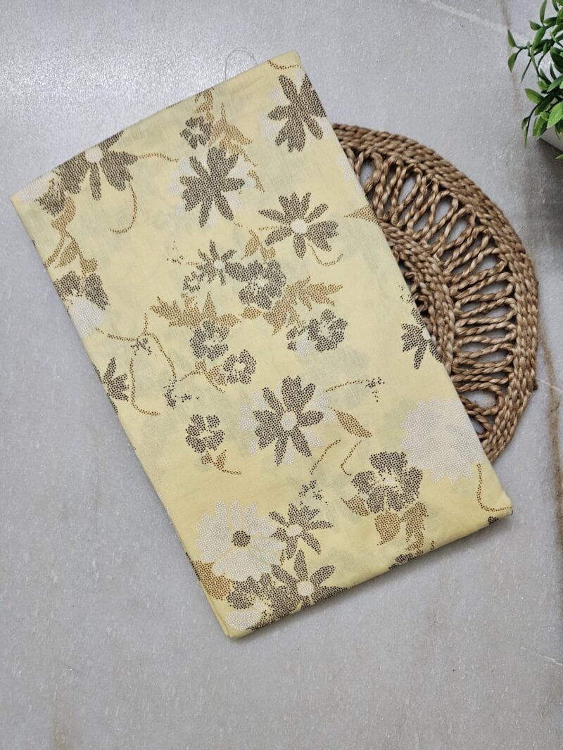 pavih yellow Round Neck Printed golgola Nighty