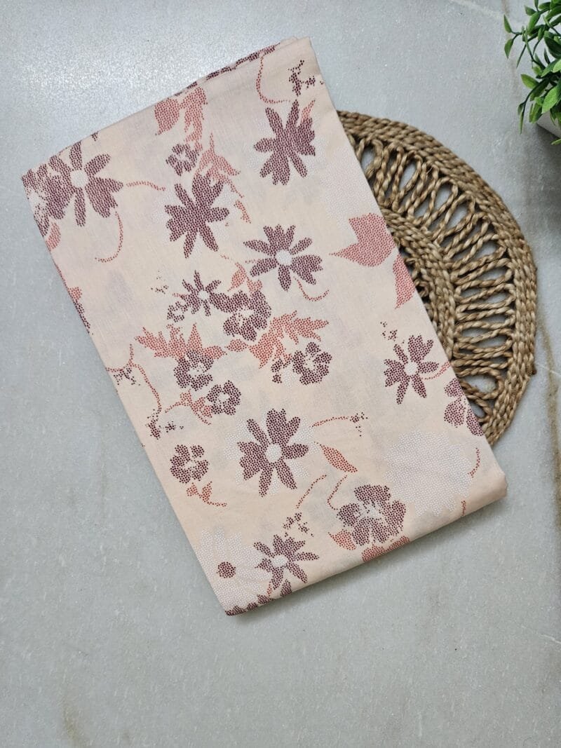 pavih peach Round Neck Printed golgola Nighty