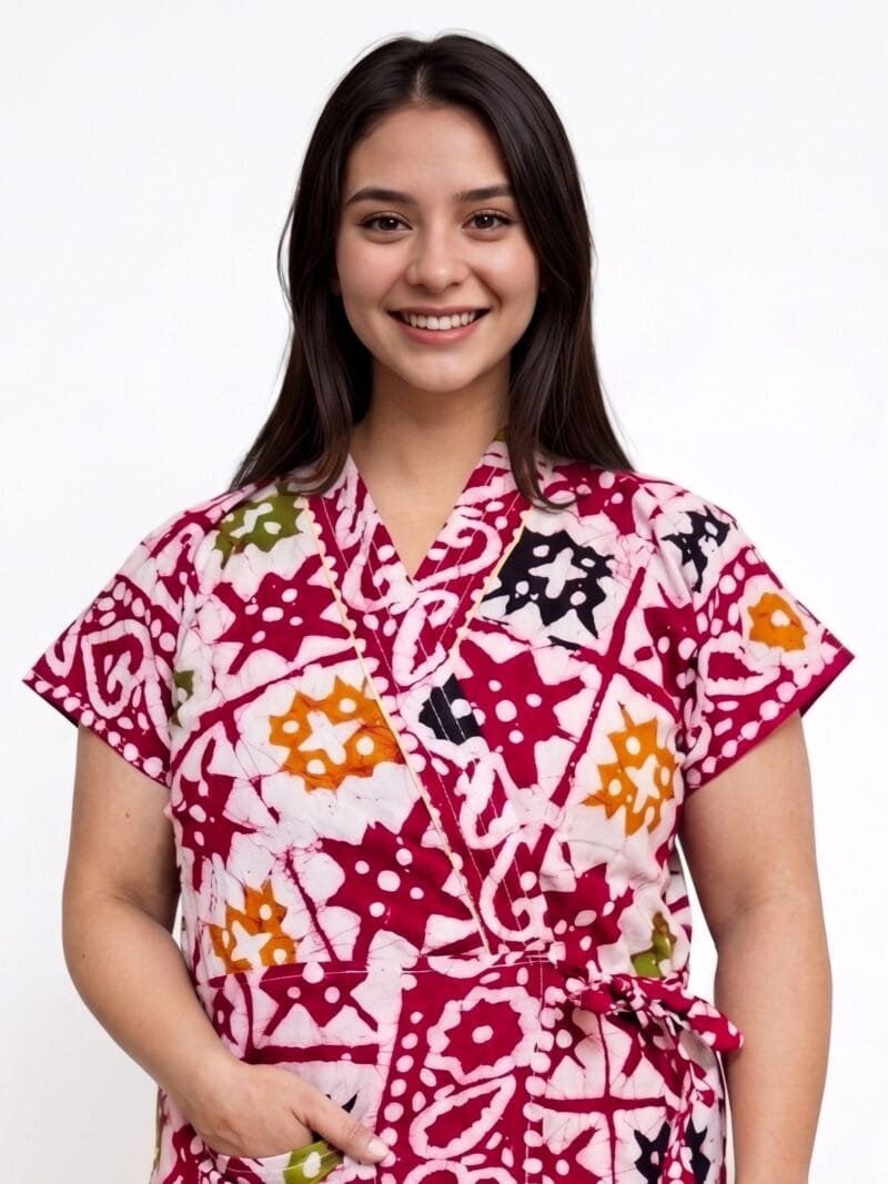 Rani Pure Cotton Minakari Housecoat